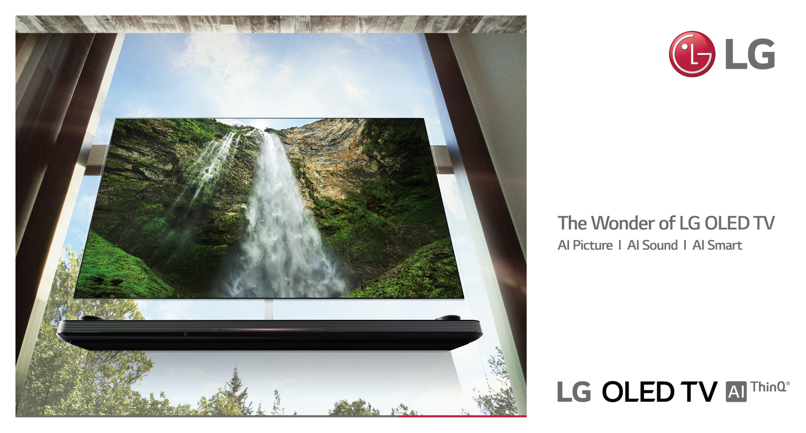 LG OLED65W9 65" LG OLED Signature Wallpaper TV Im IQTEC